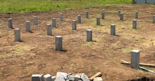Фундамент на забивных жб сваях под ключ в Дубне - фундамент из забивных железобетонных свай цена от 3104 руб/м2